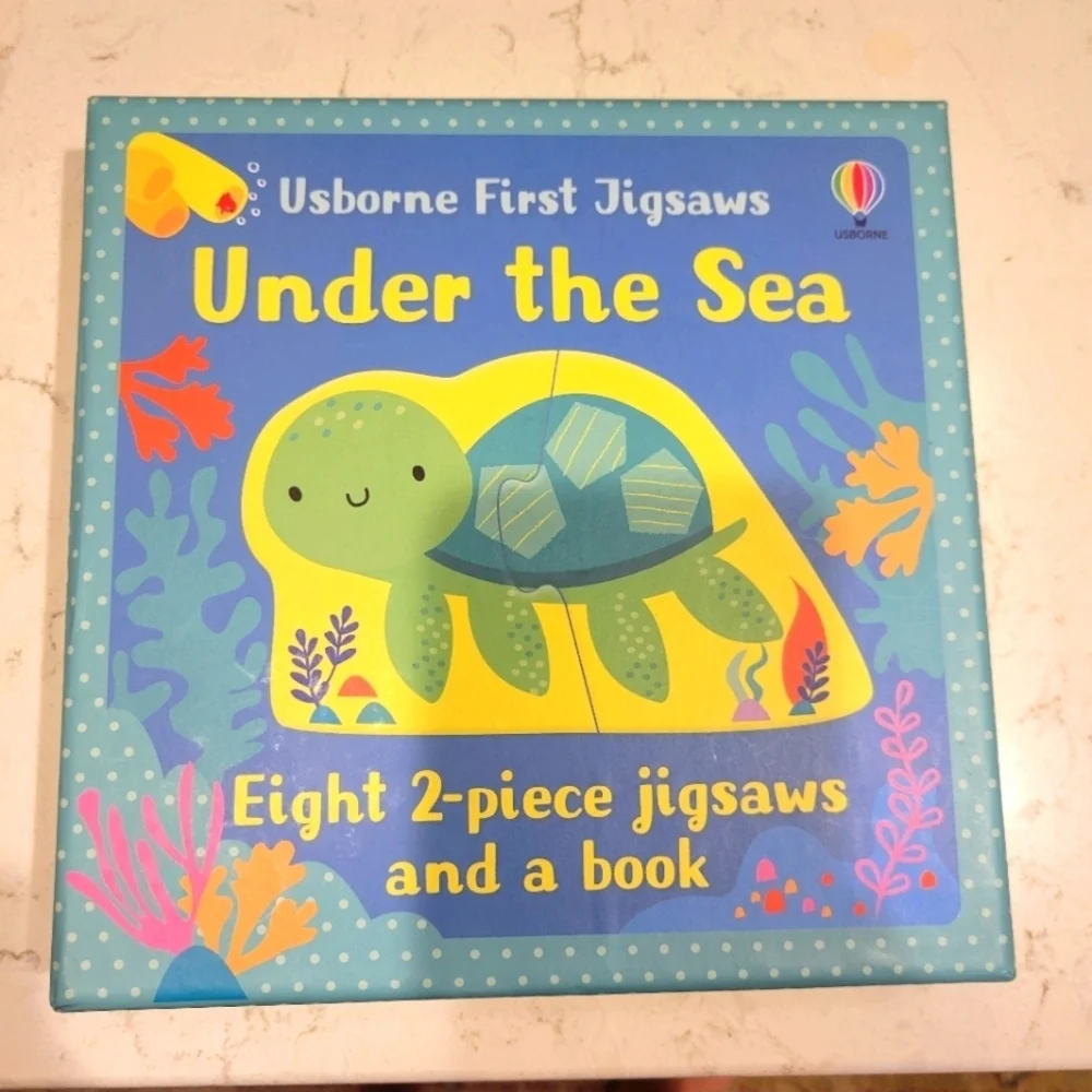 Usborne First Jigsaws Under The Sea 8 Jigsaws And Book Box Set